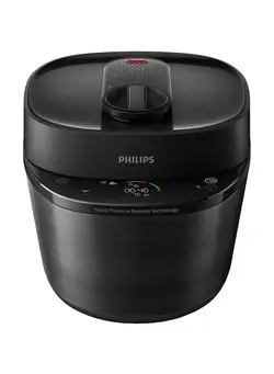 پلوپز، زودپز و آرام‌پز زودپز All-In-One Cooker Pressurized 5.0 L 1090.0 W HD2151/56 Black 