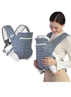 لوازم حمل آغوش Baby Carrier Baby Strap Baby Sling Protable Baby Holder 100% Cotton Wrap Soft Breathable Adjustable Safe Relaxed Comfortable For Newborn Infant Child Toddlers 3 Months to 3 Years Old 