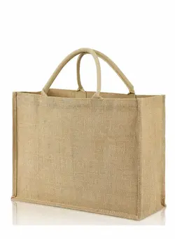 چمدان و ساک مسافرتی کیف مسافرتی Tote Bags  Burlap Jute Reusable Canvas Gift Favors Bag with handles Blank Totes Bulk for Bridesmaid Wedding Women Market Grocery Shopping Bachelorette Party Beach Trip DIY 