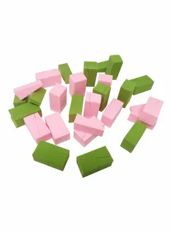 زیبایی و آرایش سایر Cosmetic Sponge Wedges, 48 Pcs Makeup Foam Wedges, Nail Art Sponges, Foundation Beauty Tools 