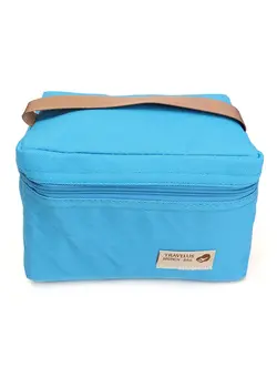 ظروف و تجهیزات آشپزخانه ظروف و کیف حمل غذا Thermal Cooler Insulated Lunch Bag Blue 20centimeter 