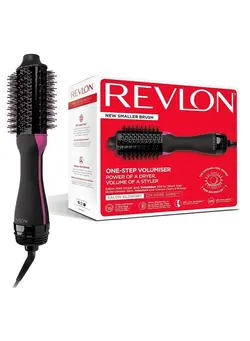 لوازم و مواد فرم‌دهی مو سشوار Hair dryer and volumiser for medium to short hair new smaller brush black 