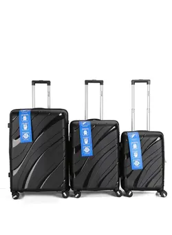 چمدان و ساک مسافرتی ست چمدان 3 Pieces PP Hardside 360 degree Spinner Wheels Trolley Luggage Set with TSA Lock 20/24/28 Inch 