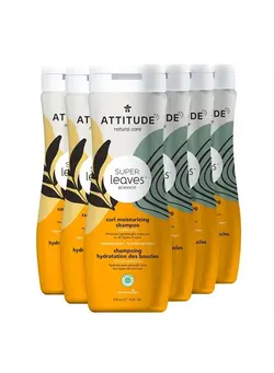 شامپو و نرم کننده شامپو Hair Shampoo, EWG Verified, Plant- and Mineral-Based Ingredients, Vegan and Cruelty-free Beauty and Personal Care Products, Wavy and Curly, Sweet Tropical, 16 Fl Oz (Pack of 6) 