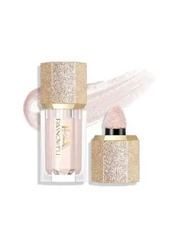 آرایشی صورت هایلایتر Liquid Highlighter Shake Cream Highlighter For 3D Face Body Shaping Waterproof Smooth Highlighter Silky Lightweight Matte Finish Liquid Face Concealer Shake To Get Highlighter (Medium) 