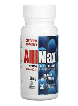 ویتامین‌های خوراکی مکمل‌های سلامت قلب Allicin Powder Capsules 180 mg 30 Vegetarian Capsules