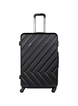 چمدان و ساک مسافرتی چمدان تک Pablo ABS Hardside Spinner Check In Medium Luggage Trolley 24 Inch Black 