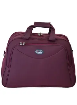 چمدان و ساک مسافرتی ساک مسافرتی Travel Duffle Bag for Unisex Lightweight Nylon Bag Multi Pocket Water & Scratch Resistant Adjustable Shoulder Strap Weekend Bag Convenient Carry On Luggage for Camping Training 42L Maroon EA218 