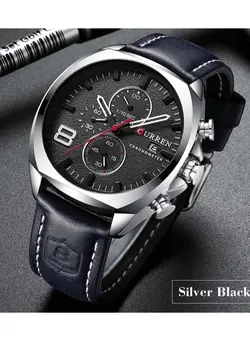مردانه ساعت CURREN 8324 Original Brand Leather Straps Wrist Watch For Men With Brand (Box) 