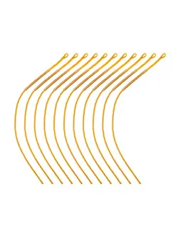 ماهیگیری نخ ماهیگیری 10-Piece Nylon Braided Loop Connector Fishing Line With Loop End 