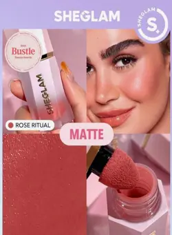 آرایشی صورت رژ  گونه و برنزر Bloom Liquid Blush - Ritual of the Rose 