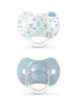 تغذیه و نگهداری کودک پستانک Pack Of 2 Pacifier With Physiological Silicone Teat 