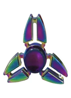 گجت، فیجت و سرگرمی اسپینر Hand Spinner Fidget Metal Rainbow  Toy 