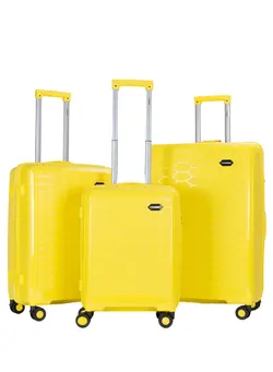 چمدان و ساک مسافرتی ست چمدان Trolley Luggage PP Hard Side 3 PCS Set Luggage Bag with TSA Lock Travel Suitcase 