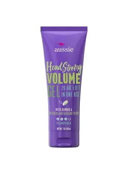 لوازم و مواد فرم‌دهی مو کرم و ژل Volumizing Hair Gel Aussie Headstrong Volume Gel With Bamboo & Kakadu Plum 7.0 Oz 