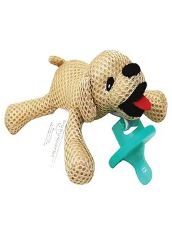 تغذیه و نگهداری کودک پستانک Babyworks Pacifier Friend with Pacifier - "Bud" Puppy 