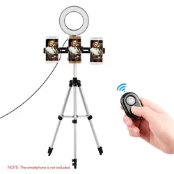 نورپردازی و استودیو سایر Three-Phone Live Streaming Lighting Kit Black/White 