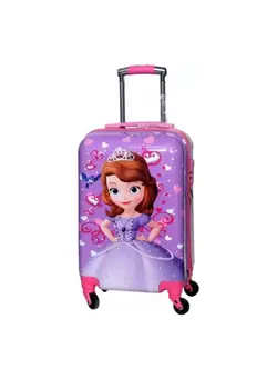 چمدان و ساک مسافرتی چمدان تک Sofia Printed Kids Luggage Bag with Wheels 20'' Hand Carry 
