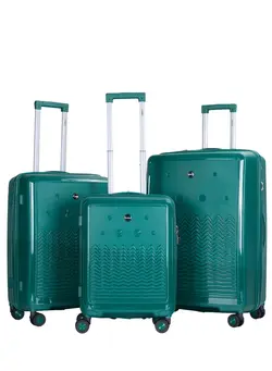 چمدان و ساک مسافرتی ست چمدان Trolley Luggage PP Hard Side 3 PCS Set Luggage Bag with TSA Lock Travel Suitcase 