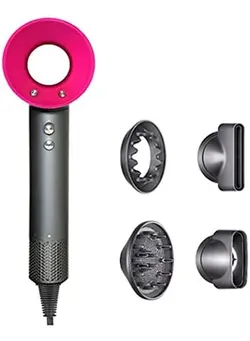 لوازم و مواد فرم‌دهی مو سشوار Hígh Pówér leafless hair dryer Fast Hairdryer Blow Dryer negative ion hair care household leafless hair Blow dryer 