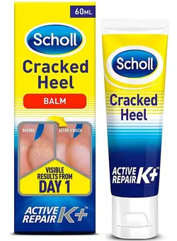 مراقبت پوست دست و پا محصولات درمانی دست و پا Cracked Heel Complete Foot Care Balm for Dry Skin with Active K+ Moisturization 60ml 