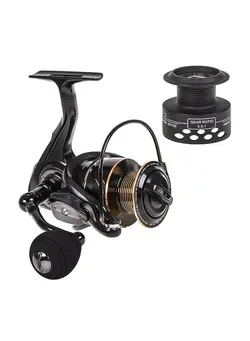 ماهیگیری چرخ و قرقره 13+ 1 Bearing Balls Metal Spinning Reel Boat Rock Fishing Wheel With Extra Spool 14 x 13 x 8.5cm 