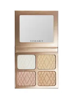 آرایشی صورت هایلایتر 4-Colour Bloom Highlighter Palette Beige/Pink/White 
