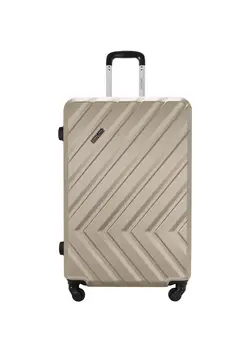 چمدان و ساک مسافرتی چمدان تک Pablo ABS Hardside Spinner Check In Medium Luggage Trolley 24 Inch Gold 