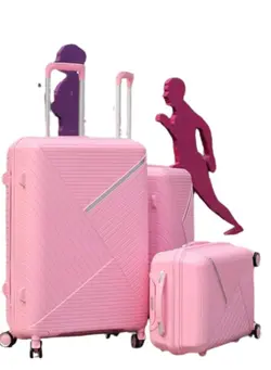 چمدان و ساک مسافرتی ست چمدان PP Luggage Trolley 3pcs Set Size 28/24/20 