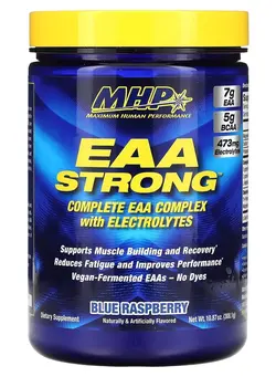 مکمل‌های ورزشی افزایش انرژی MHP EAA Strong Dietary Supplement Blue Raspberry 30 Serving