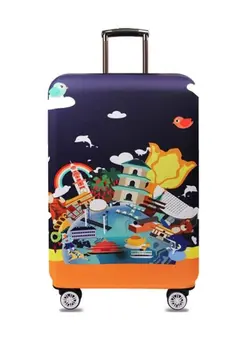 چمدان و ساک مسافرتی ست چمدان Thickened Luggage Covers Travel Luggage Cover Spandex Suitcase Protector Multicolour (XL(for 29-32
