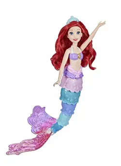 عروسک و لوازم  جانبی اکسسوری عروسک Rainbow Reveal Ariel, Color Change Doll, Disney'S The Little Mermaid Water Toy For Girls 3 Years And Up, F0399 