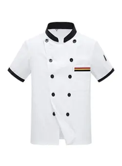 ظروف و تجهیزات آشپزخانه اکسسوری و تجهیزات آماده سازی Pocket Detailed Chef Coat White/Black L 