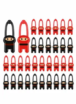 گجت، فیجت و سرگرمی اسپینر Stretchy Flying Ninjas Stretchable Funny Finger Ninja Slingshot Toys Elastic Stretchy Flying Slingshot Ninja Toys Red and Black Ninja Party Favors for Ninja Kids Birthday Favor Supplies 48Pcs 