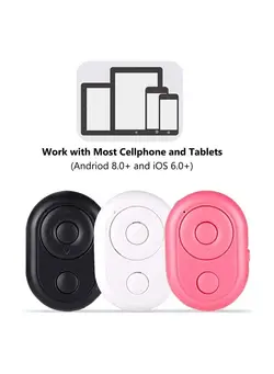 لوازم جانبی فیلم‌برداری و عکاسی اکسسوری حرفه‌ای Bluetooth Remote & Page Turner Control - Can Also Use to Scroll Videos for Tiktok and Control to Play/Pause The Video - It Can Work with Most Cellphones/Tablets (Andriod 8.0+ and iOS 6.0+) 