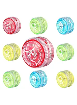 بازی‌های فضای باز و تجهیزات پارک سایر 9 Pieces Responsive Ball Toys, LED Light Responsive Ball Bearing Plastic Toys Entertaining Balls for Beginner Birthday Party Favors Goodie Bag Fillers Classroom Rewards (Random Colors) 