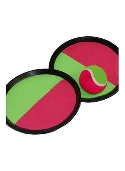 بازی‌های فضای باز و تجهیزات پارک توپ Catch Ball Game Set Pink Green 18x6.5cm 