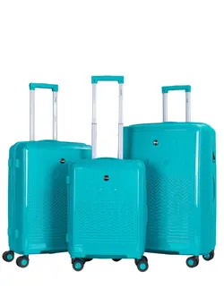 چمدان و ساک مسافرتی ست چمدان Trolley Luggage PP Hard Side 3 PCS Set Luggage Bag with TSA Lock Travel Suitcase 