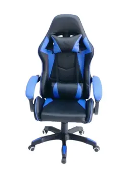 لوازم جانبی سایر New Steel HighBack Racing Style With Pu Leather Bucket Seat Headrestl Lumbar Support Steel 5 Star Base Compatible With ESports Chair Blue