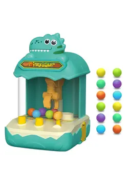اسباب‌بازی‌های الکترونیکی سایر Mini Claw Machine for Kids, Mini Dinosaur Arcade Game with Colorful Balls, Mini Vending Machine Candy Tiny Toys Prizes Gift, for Girls Boys Ages 3+, Green