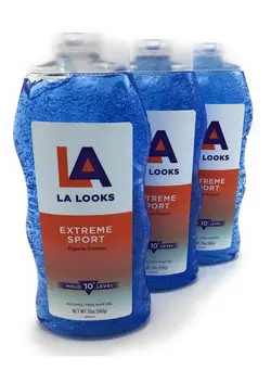 لوازم و مواد فرم‌دهی مو کرم و ژل L.A. Looks Sport Xtrme Hld Gel 20 Oz (Pack Of 3)