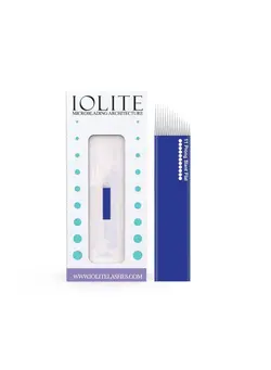 زیبایی و آرایش سایر Microblading 11 prong slant flat needle spmu needle size 22mm one-time use disposable blade sterile packaged 12pcs 