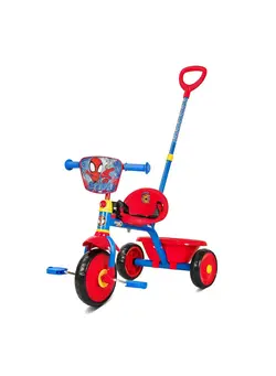 ماشین‌های سواری، سه چرخه و اسکوتر سه چرخه و اسکوتر کودک Marvel Spiderman Tricycle with Pushbar