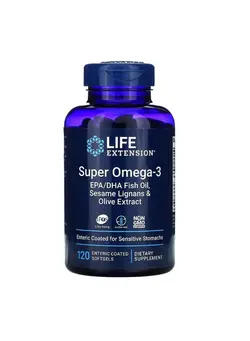 ویتامین و ساپلیمنت دمنوش و مکمل‌های گیاهی Super Omega 3 120 Enteric Coated Softgels