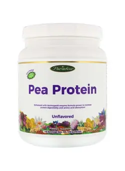 مکمل‌های ورزشی افزایش انرژی Paradise Herbs Pea Protein Unflavored 16 oz (454 g)
