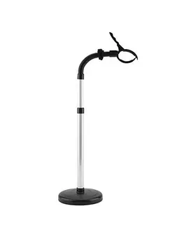 لوازم و مواد فرم‌دهی مو سشوار Hair Dryer Stand 360 Degree Rotating Hair Dryer Stand Hands Free Adjustable Height Hair Dryer Holder Blow Dryer Stand