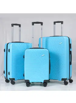 چمدان و ساک مسافرتی ست چمدان Luggage Set 3Pcs ABS Trolley Bag Set With Number Lockable System