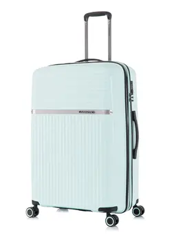 چمدان و ساک مسافرتی چمدان تک Light Weight PP Fashion Trolley Luggage Expandable Hard Case Large Checked Suitcase with Safe Zipper and 4 Quite 360° Double Spinner Wheels CP002 Mint 