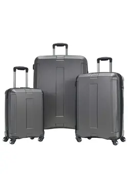 چمدان و ساک مسافرتی ست چمدان 3-piece Carbon Elite Expandable Hardside Luggage Set with TSA Lock And 360 Degree Spherical Wheels