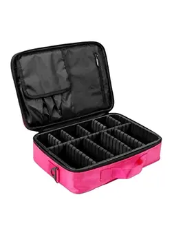زیبایی و آرایش سایر Adjustable Makeup Organizer Box Black/Pink